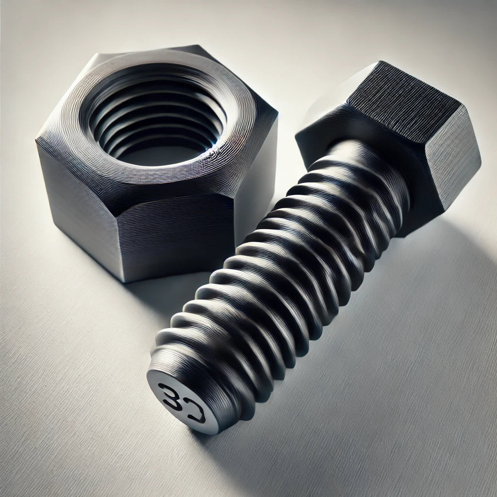 3D-Printed Screw and Nut Set – Precision, Durability, and Versatility